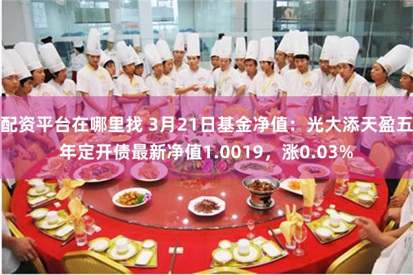 配资平台在哪里找 3月21日基金净值：光大添天盈五年定开债最新净值1.0019，涨0.03%