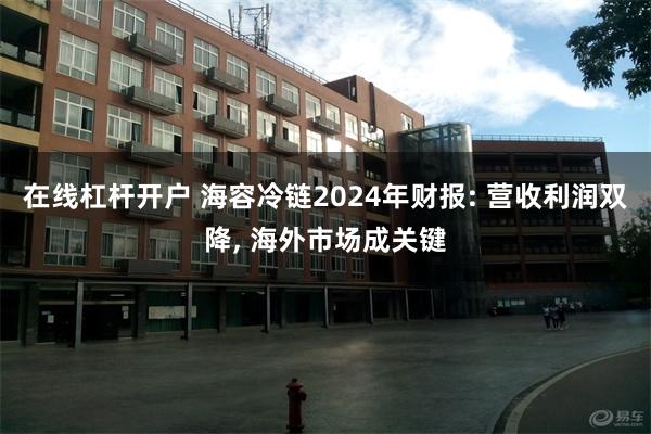 在线杠杆开户 海容冷链2024年财报: 营收利润双降, 海外市场成关键