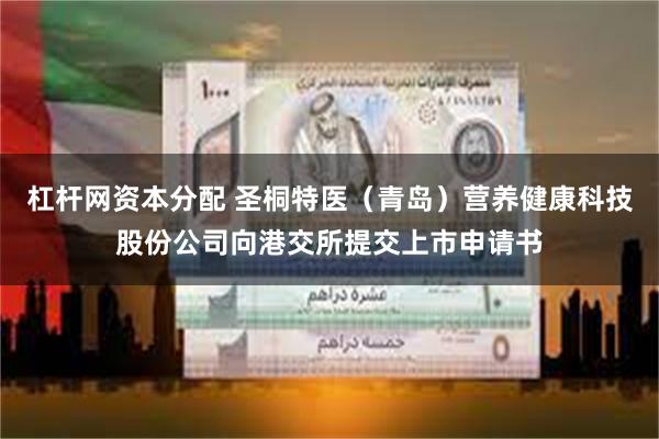 杠杆网资本分配 圣桐特医（青岛）营养健康科技股份公司向港交所提交上市申请书