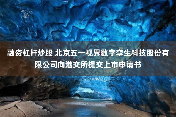 融资杠杆炒股 北京五一视界数字孪生科技股份有限公司向港交所提交上市申请书