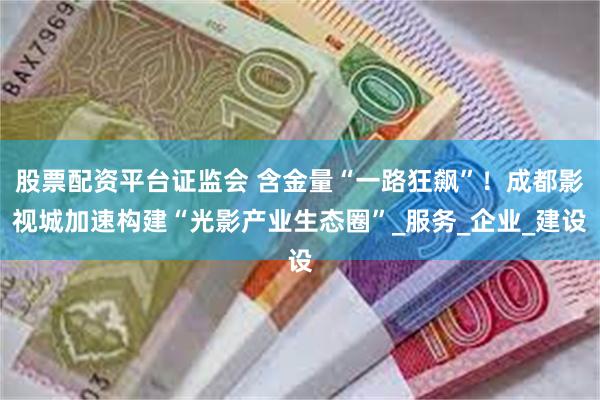 股票配资平台证监会 含金量“一路狂飙”！成都影视城加速构建“光影产业生态圈”_服务_企业_建设